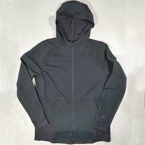 Lululemon Men Full-Zip Cross Challenger Hoodie Jacket Black, Large